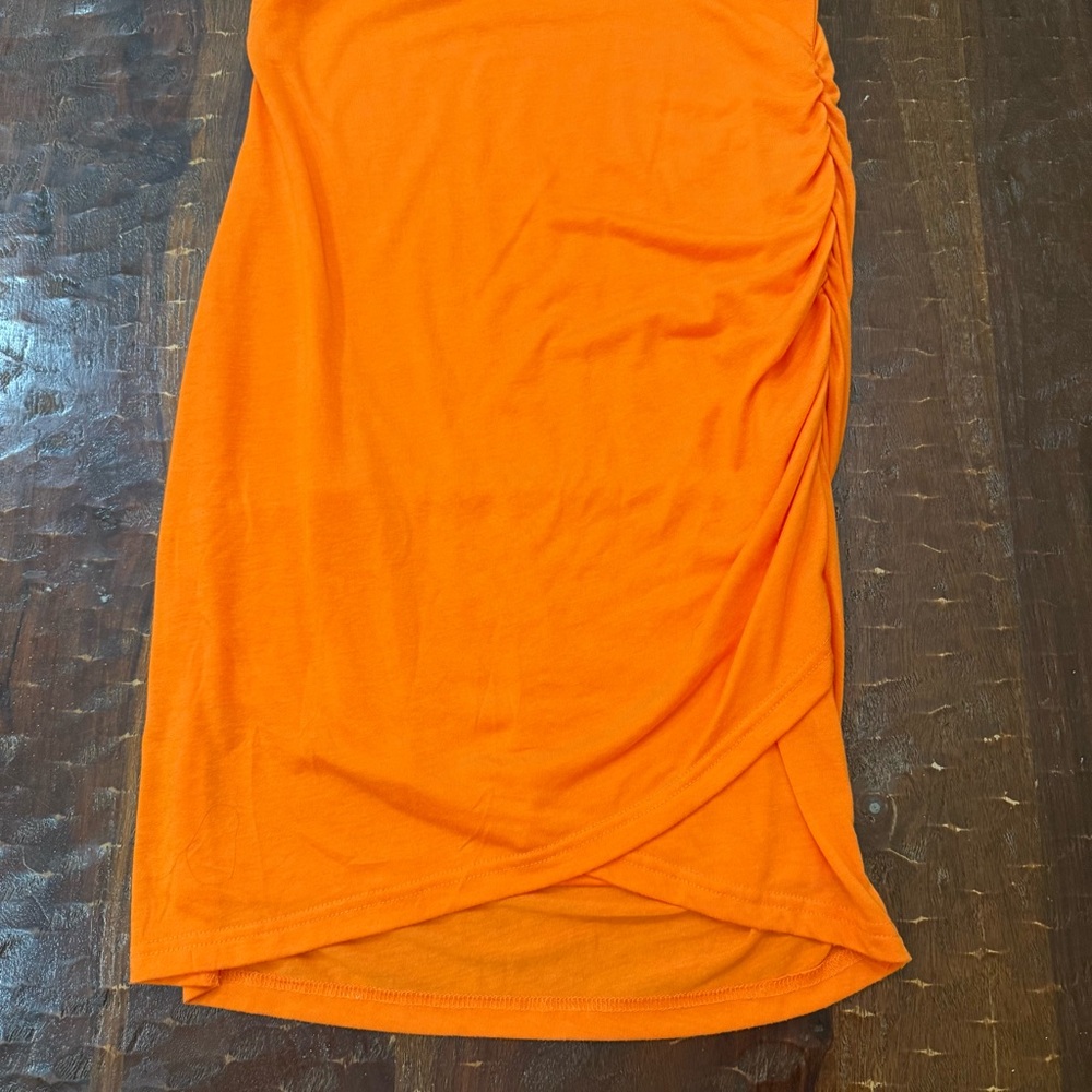 BTFBM Orange Sleeveless Dress - Picture 6 of 13